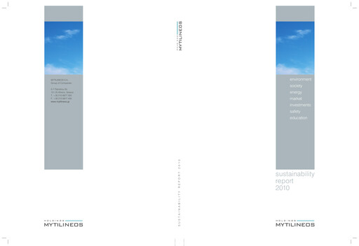 Thumbnail Metlen Energy & Metals Sustainability Report 2010