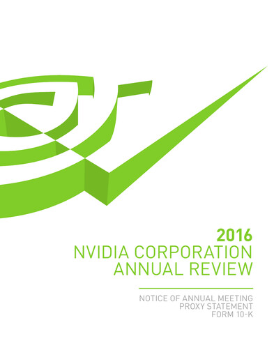 Thumbnail NVIDIA Rapport annuel 2016