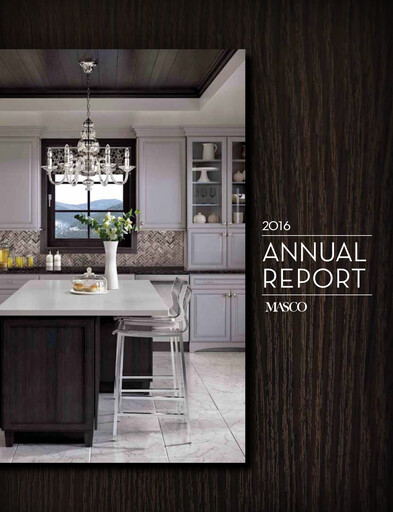 Thumbnail Masco Annual Report 2016