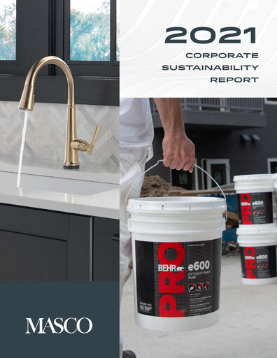 Thumbnail Masco Sustainability Report 2021