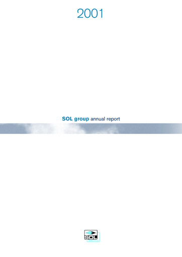 Miniature SOL S.p.A. Rapport annuel 2001