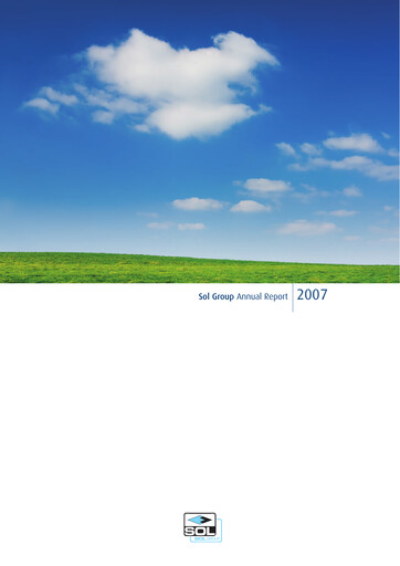 Miniature SOL S.p.A. Rapport annuel 2007
