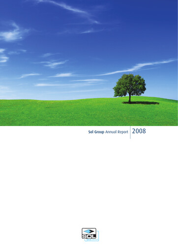 Miniature SOL S.p.A. Rapport annuel 2008