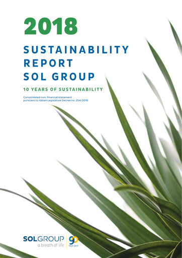 Thumbnail SOL S.p.A. Sustainability Report 2018