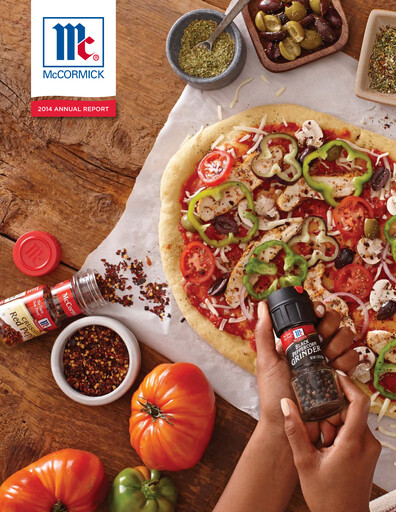 Miniature McCormick & Company
 Rapport annuel 2014