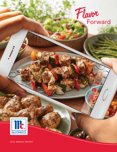 Miniature McCormick & Company
 Rapport annuel 2015