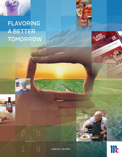 Miniature McCormick & Company
 Rapport annuel 2019