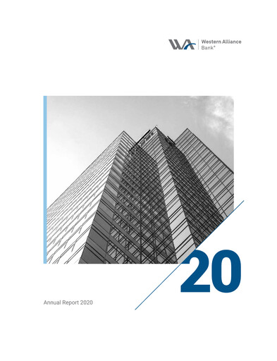 Thumbnail Western Alliance Bancorporation
 Annual Report 2020