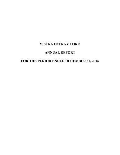 Thumbnail Vistra Annual Report 2016