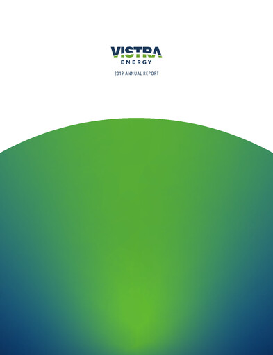 Thumbnail Vistra Annual Report 2019