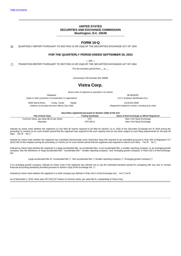 Thumbnail Vistra Quarterly Report 2023-q3