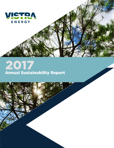 Thumbnail Vistra Sustainability Report 2017