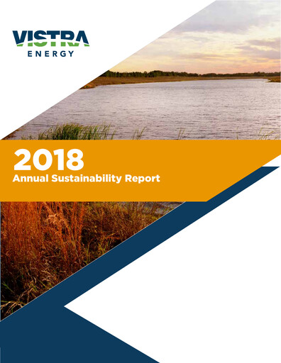 Thumbnail Vistra Sustainability Report 2018