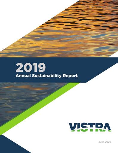 Thumbnail Vistra Sustainability Report 2019