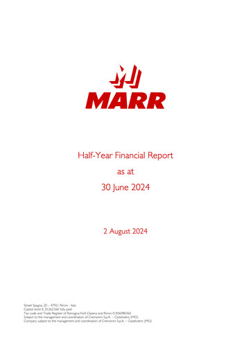 Thumbnail MARR S.p.A. Half-year Report 2024-h1