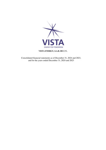 Thumbnail Vista Oil & Gas Financial Statement 2024-2023