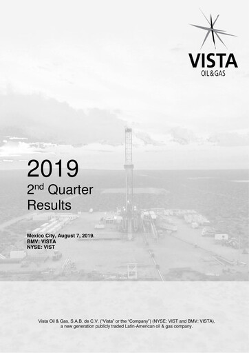 Thumbnail Vista Energy Quarterly Report 2019-q2