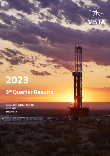 Thumbnail Vista Energy Quarterly Report 2023-q3