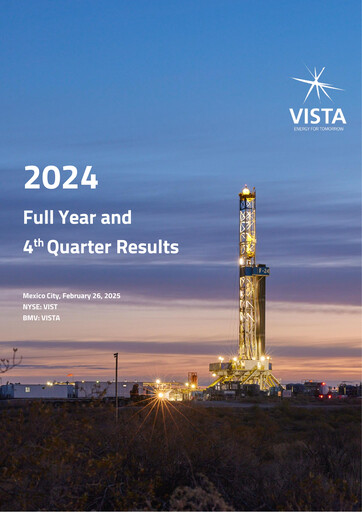 Thumbnail Vista Energy Quarterly Report 2024-q4