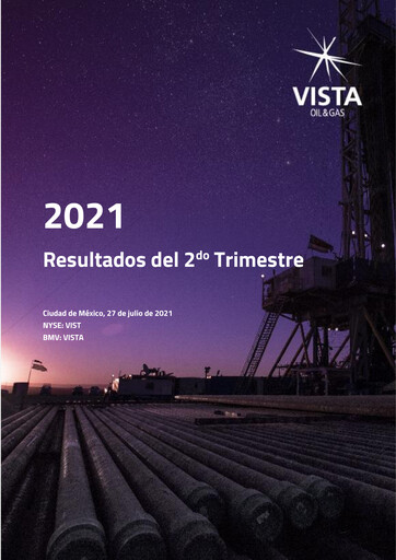 Thumbnail Vista Energy Quarterly Report 2021-q2