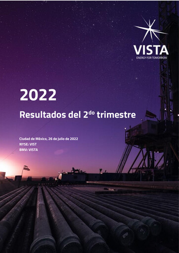 Thumbnail Vista Energy Quarterly Report 2022-q2