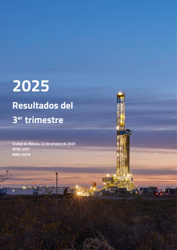 Thumbnail Vista Oil & Gas Quarterly Report 2025-q3