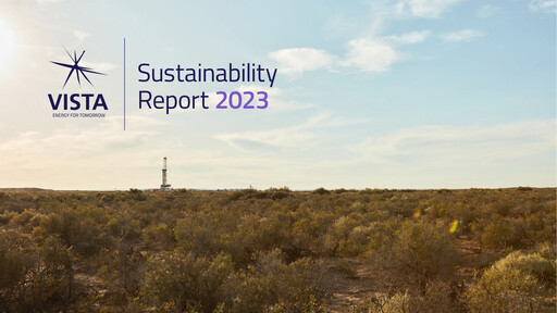 Thumbnail Vista Energy Sustainability Report 2023