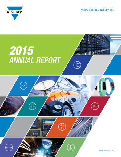 Thumbnail Vishay Intertechnology
 Annual Report 2015