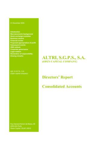 Thumbnail Altri Financial Statement 2005