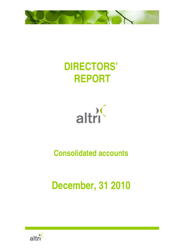Thumbnail Altri Financial Statement 2010
