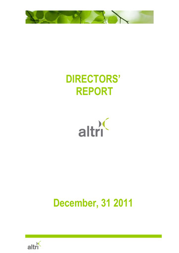 Thumbnail Altri Financial Statement 2011