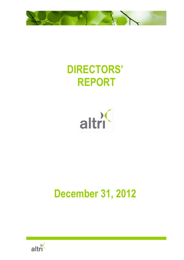 Thumbnail Altri Financial Statement 2012