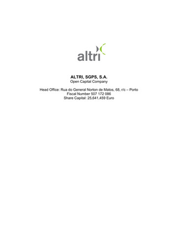 Thumbnail Altri Quarterly Report 2008-q1