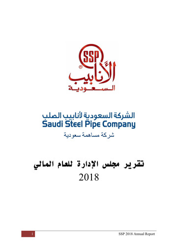 Thumbnail Saudi Steel Pipes Annual Report 2018