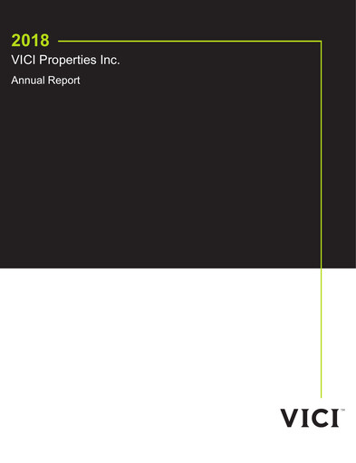 Thumbnail VICI Properties
 Annual Report 2018