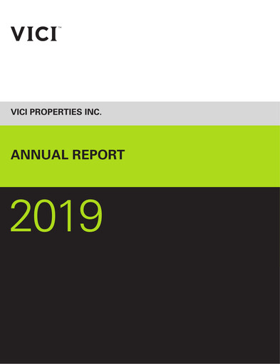 Thumbnail VICI Properties
 Annual Report 2019