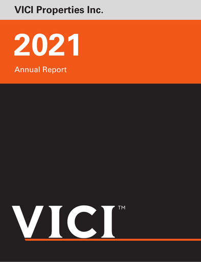 Thumbnail VICI Properties
 Annual Report 2021
