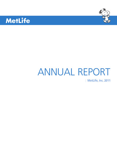 Thumbnail MetLife Annual Report 2011