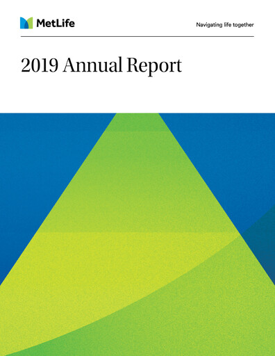 Thumbnail MetLife Annual Report 2019
