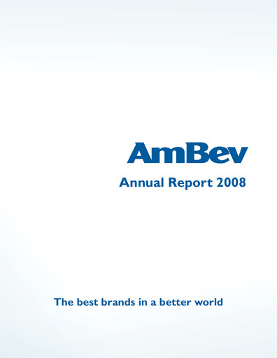 Thumbnail Ambev Annual Report 2008