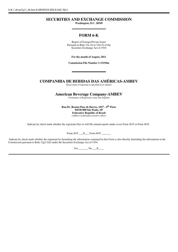 Thumbnail Ambev Quarterly Report 2011-q2