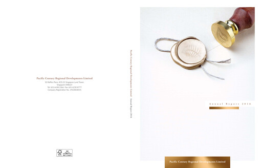 Thumbnail Pacific Century Regional Developments
 Annual Report 2016