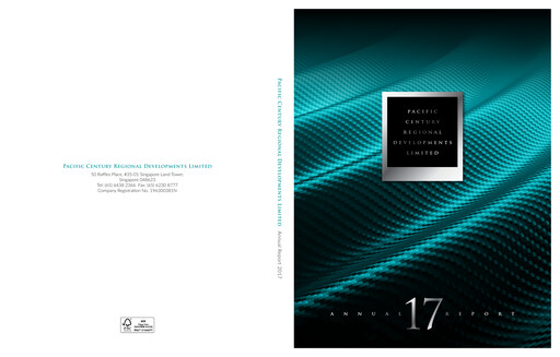 Thumbnail Pacific Century Regional Developments
 Annual Report 2017