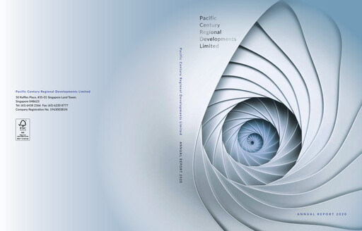 Thumbnail Pacific Century Regional Developments
 Annual Report 2020