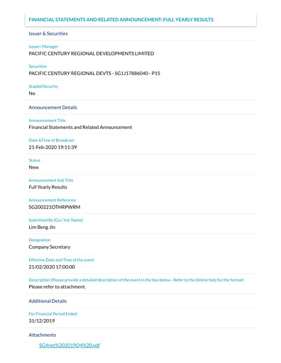 Vorschaubild Pacific Century Regional Developments
 Finanzmitteilung 2019