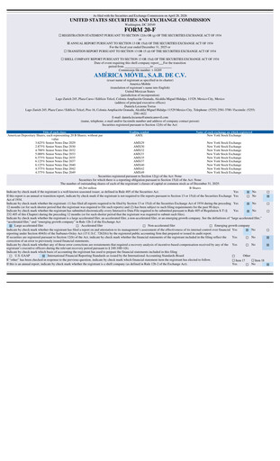 Thumbnail America Movil Annual Report 2025