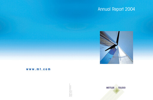 Thumbnail Mettler Toledo Annual Report 2004