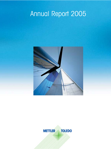 Thumbnail Mettler Toledo Annual Report 2005