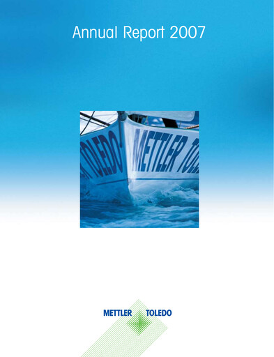 Thumbnail Mettler Toledo Annual Report 2007