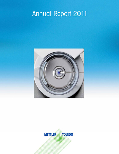 Thumbnail Mettler Toledo Annual Report 2011